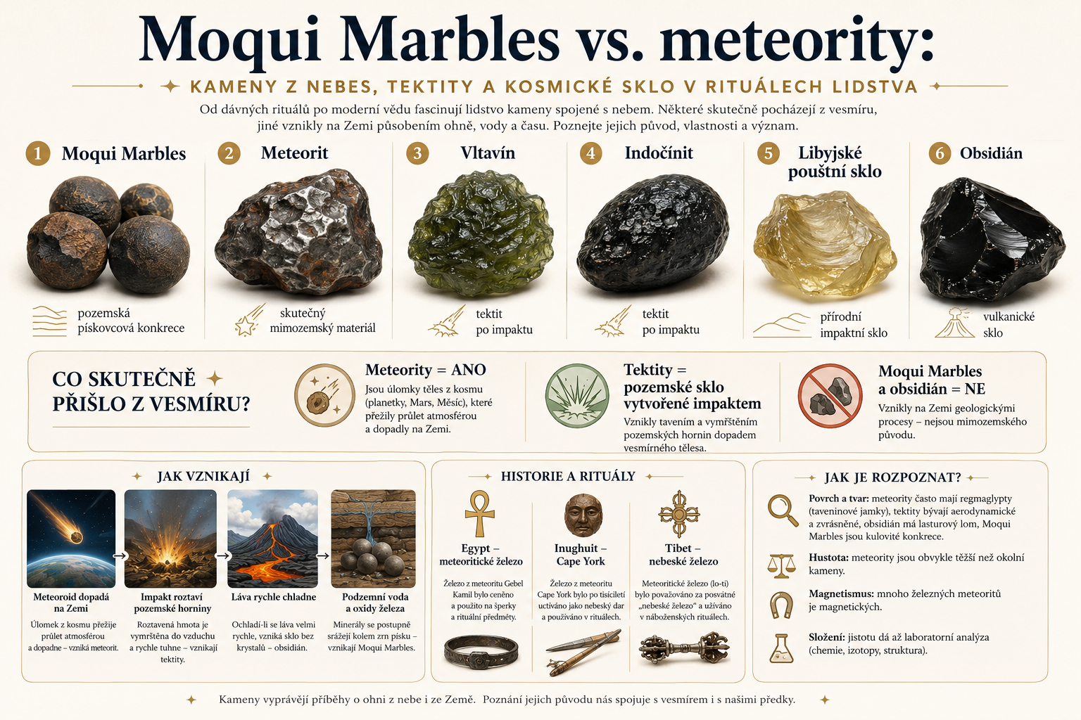 Moqui Marbles vs. meteority: tektity a kameny z nebes